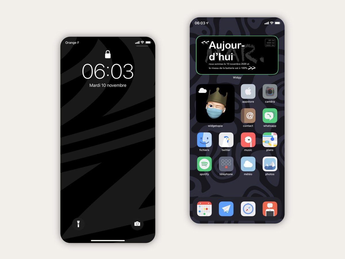 Zooropalg's tweet image. Walls by @notforyou666 #widgy and #widgetopia by me #takecon icons #ios14homescreen #onepage