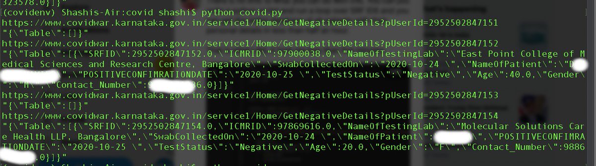 There is no limit to what you can do with this. You can just write a simple python script and run a loop over SRF IDS and you can have the entire database of all patients with their personal details in less than half an hour. I tried that, it took me less than five minutes.