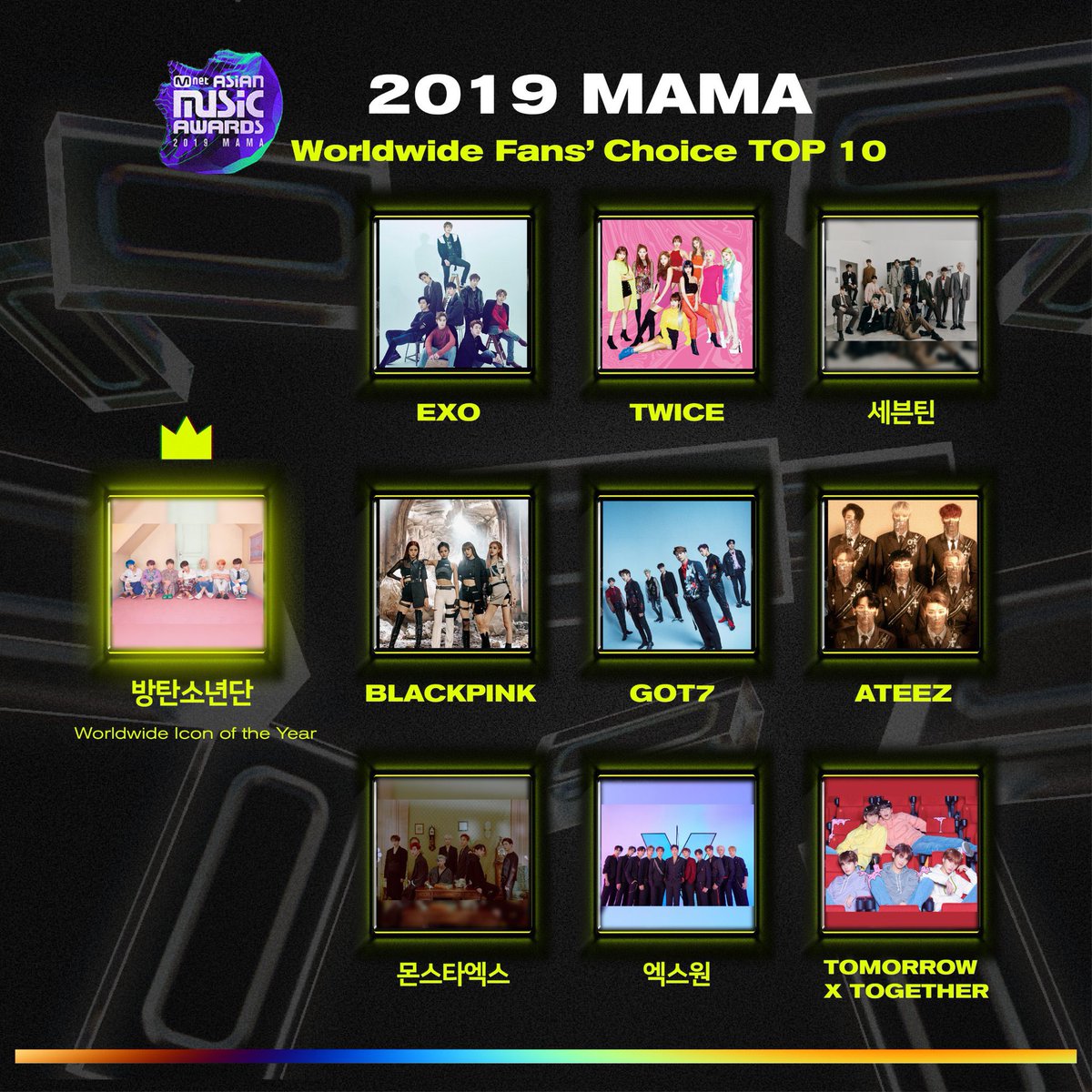 BTSxAMAs's tweet photo. [#2020MAMA ] LET'S #TWEET! Who Will be the WINNER of 2020 Fans' choice?

LET'S TWEET including #MAMAVOTE  &amp; artist's official hashtag for your artist!

Gate to NEW-TOPIA, 2020 MAMA
2020.12.06 (SUN)

#MnetASIANMUSICAWARDS #MAMA #Mnet https://t.co/qnJjS0Co6E