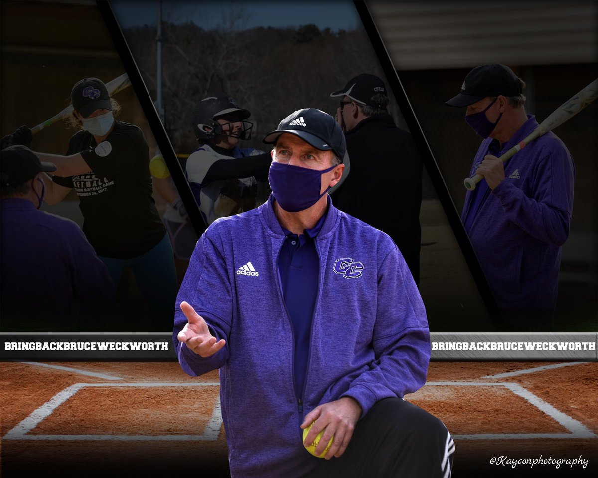 Currysports1's tweet photo. #BringBackBruceWeckworth
Today we received the heartbreaking news that Coach Bruce was laid off due to budget cuts. Bruce is the heart &amp; soul of the athletics at Curry. He is much more than the head softball coach. Bruce has dedicated his life to helping others. Now he needs us. https://t.co/EiQcRUlKAr