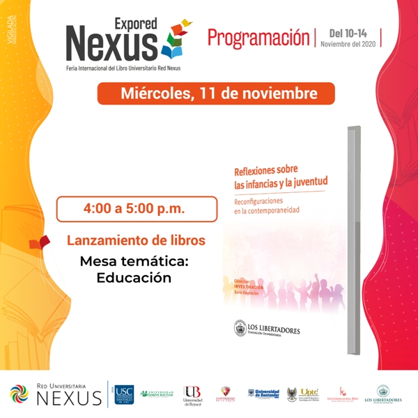 jennydanna1's tweet photo. ¿y... que nos trae la Feria del Libro Universitario Red #Nexus sobre #educacion en #Colombia? En esta mesa contaremos con la participación de @UniLibertadores (#FullLRP) y la @UniCostaCOL. 📽️#Investigación #Ciencia #LibroCientifico #FullInvestigaciones
👉https://t.co/N8yUvzOplD https://t.co/EiqJzu7kOi
