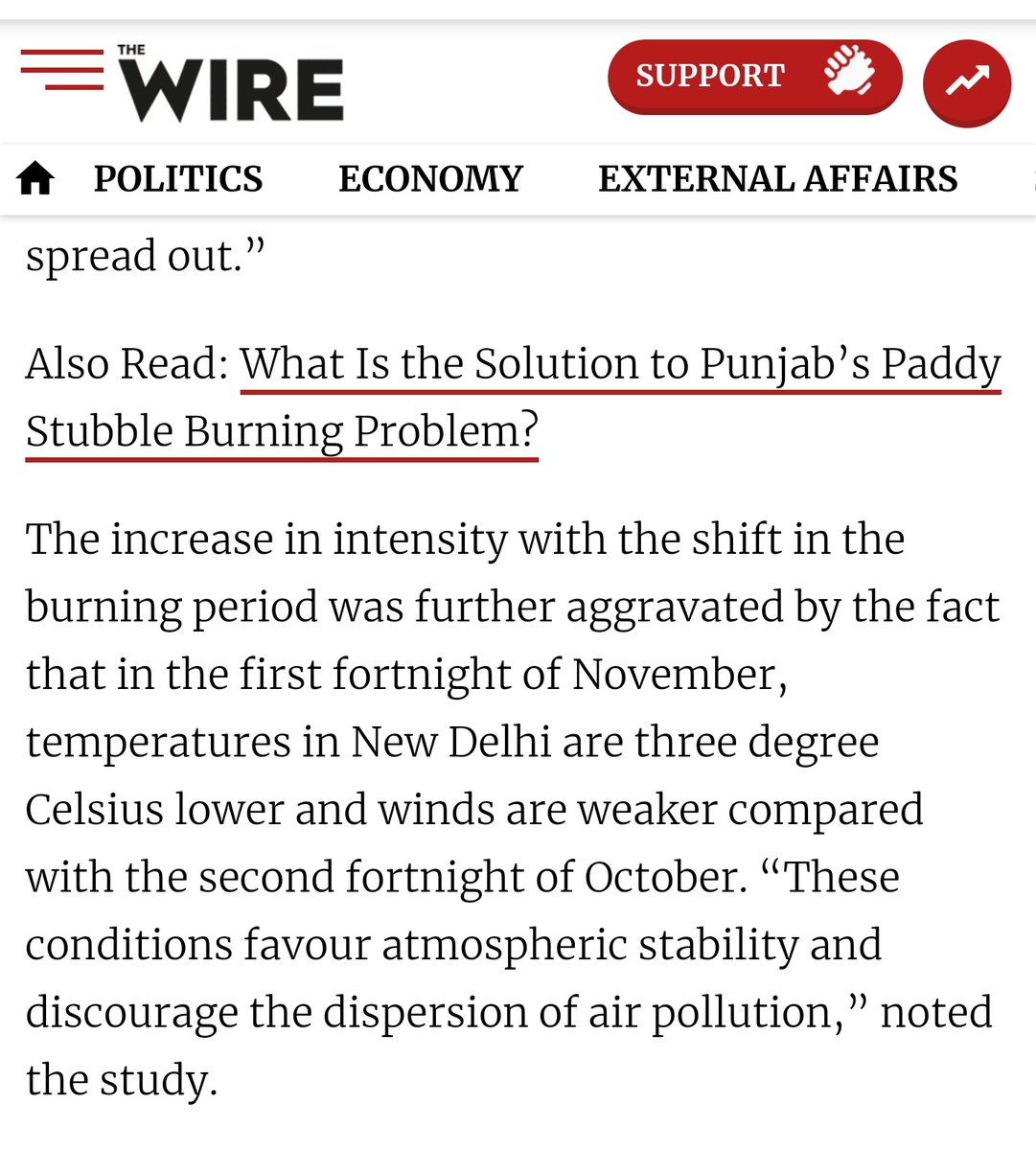 The problem get accentuated, due to the fact that temperatures in Delhi are 3 degree lower and winds are weaker during 1-15 Nov compared with the 15-31 Oct. “These conditions favour atmospheric stability and discourage the dispersion of air pollution,”7/n