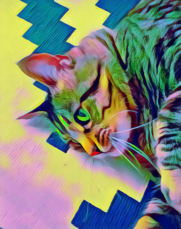 Majotvdmc's tweet photo. @heyRatolina  se vería súper bonito un cuadro así en la pared 😍😍 #EMEesarte 🙈🐱 https://t.co/xNIiwoDEmo