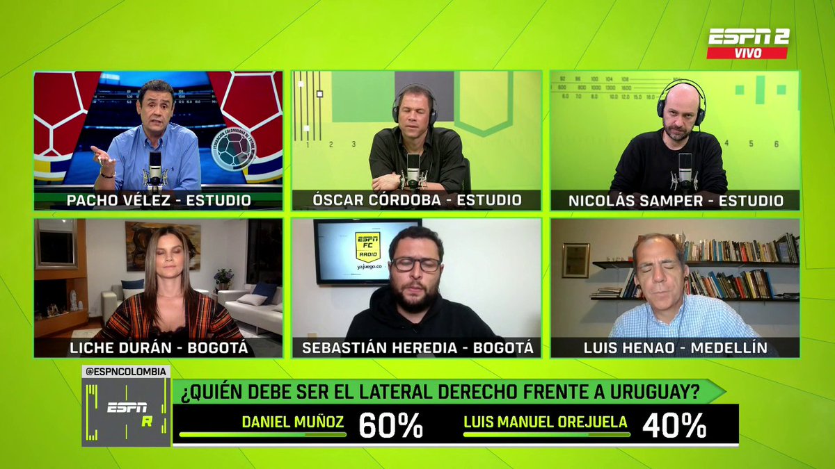 ESPNColombia's tweet photo. #ESPNRadioColombia ¿Quién debe ser el lateral derecho frente a Uruguay? https://t.co/dYLIA6DV0f