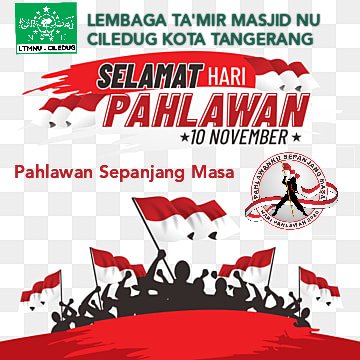 Keluarga besar Majelis Wakil Cabang Nahdlatul Ulama Kecamatan Ciledug Kota Tangerang 
Mengucapkan :

Selamat Hari Pahlawan 2020🇲🇨

 اللهم صل على سيدنا محمد وعلى ال سيدنا محمد

#HariPahlawan
#HariPahlawanNasional 
#PahlawanSatukanBangsa 
#Pahlawan 
#pahlawansepanjangmasa