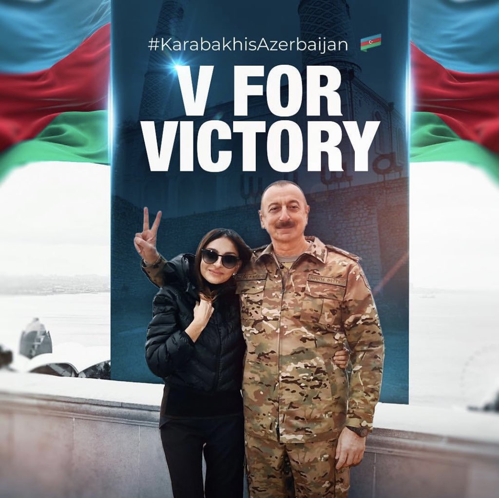 Narka_Hasanova's tweet photo. I can’t express how happy I am feeling right now! My heart is full, my eyes are shedding with tears of joy, my prayers are with our heroes! Long life Mr. President! Long life #Azerbaijan! 🇦🇿❤️
I am proud to be Azerbaijani! #KarabakhisAzerbaijan https://t.co/rRmTVGkGeQ