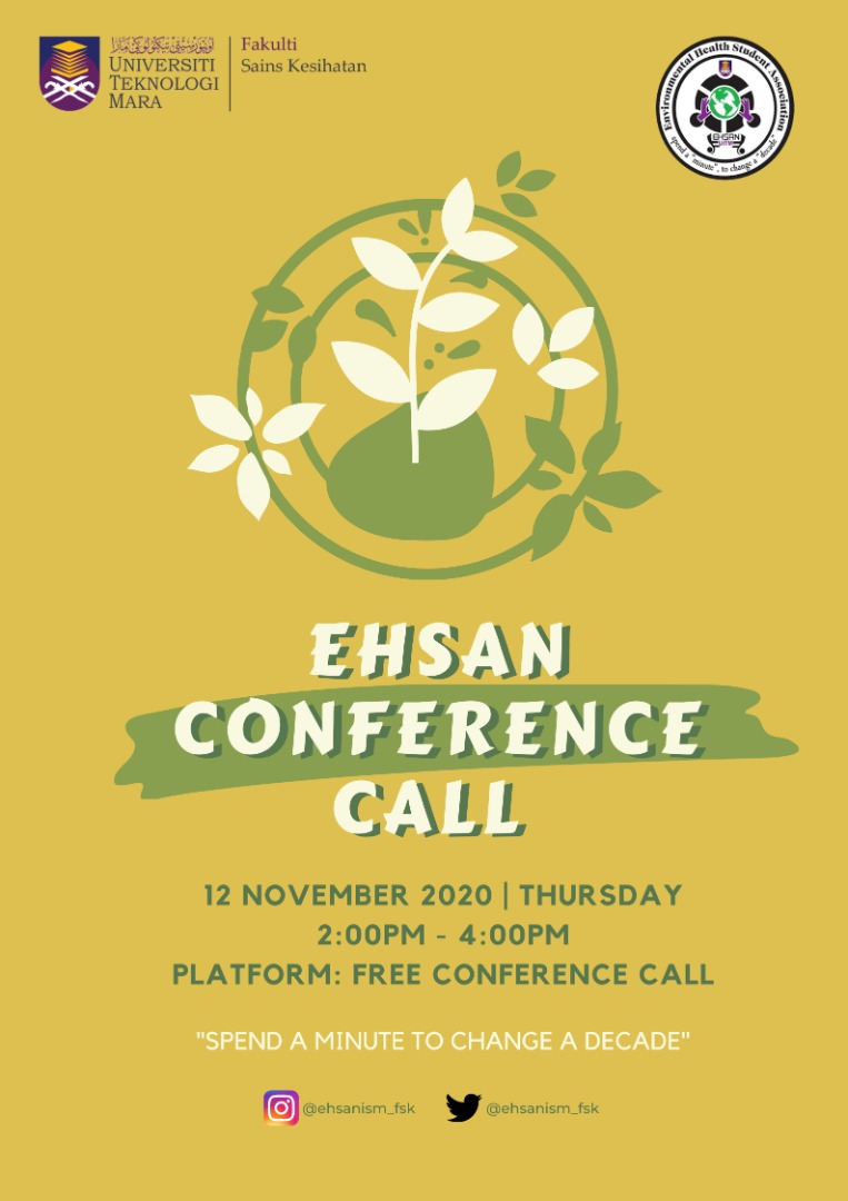 ehsanism_fsk's tweet photo. [EHSAn CONFERENCE CALL]

Majlis “EHSAn CONFERENCE CALL” pada ketetapan berikut:

📌Tarikh : 12 November 2020 (KHAMIS)
⌛Masa : 2.00 PM – 4.00 PM
💻Medium : Free Conference Call

❗Kehadiran semua pelajar EHSAn adalah diwajibkan❗

📍Disertakan bersama manual melalui apps dan web https://t.co/pgDUf3beji