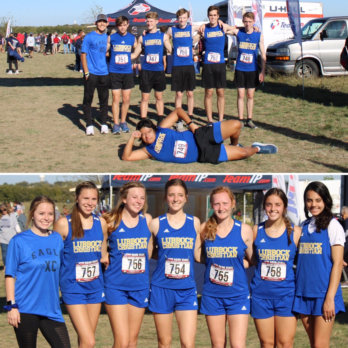 LCHSEagleXC's tweet photo. TAPPS XC State Meet
November 2nd
Zack Rogers 12th out of 103, Kalynn Jimenez 14th out of 98.
Connor Harwood, Ty Phillips, and Rela Bruce all had PRs. LCXC ran hard and competed well, finishing a great season! https://t.co/nTrzmdT8xh