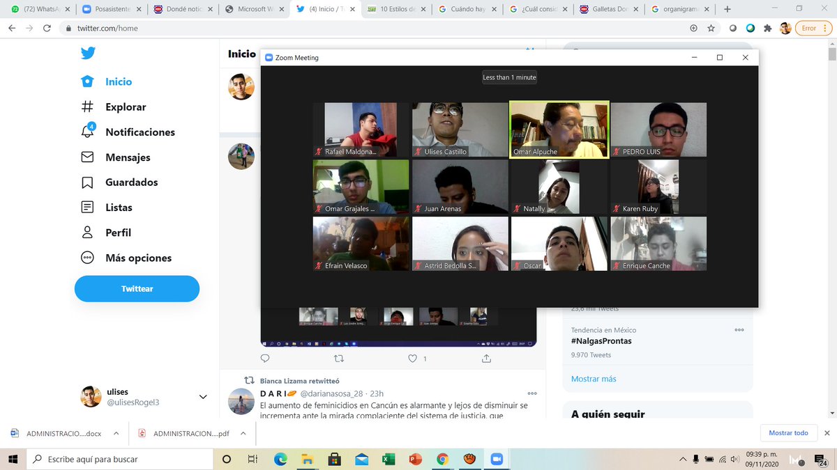 Iniciando la semana con el docente <a href="/omaralpuche/">omar alpuche leal</a> y compañeros <a href="/atanai_/">Atanaí Chan</a> <a href="/GreciaHQ/">Fernanda Hidalgo</a> <a href="/JuanAre53236099/">Juan Arenas</a> <a href="/MiguelC27313666/">Miguel Carpio</a> <a href="/AlexPereraG/">Alejandro Perera</a> <a href="/CastilloHailer/">Jonathan Castillo</a> <a href="/StffLzm/">Stfflzm</a>