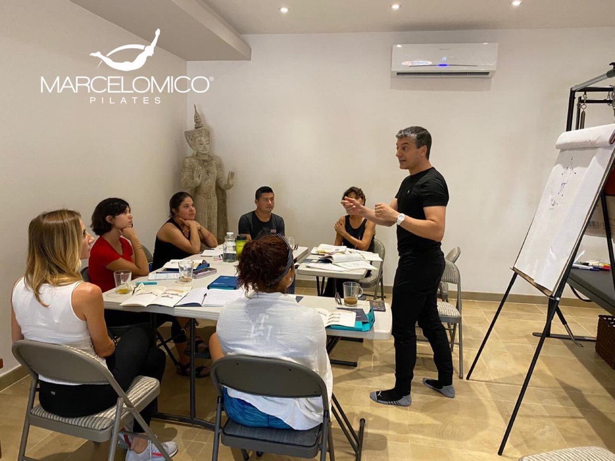 MarceloMico's tweet photo. Un día más de Certificación Pilates Básico.
Toda una experiencia de aprendizaje y crecimiento. 
.
https://t.co/TUSJntcD01
Tel. (322) 209 0902
Cel. WhatsApp 322 180 3103
admon@marcelomico.com
#pilates #moverseparafluir #PuertoVallarta #Mexico #salud #fitnessmotivation https://t.co/hsJWHRut7P