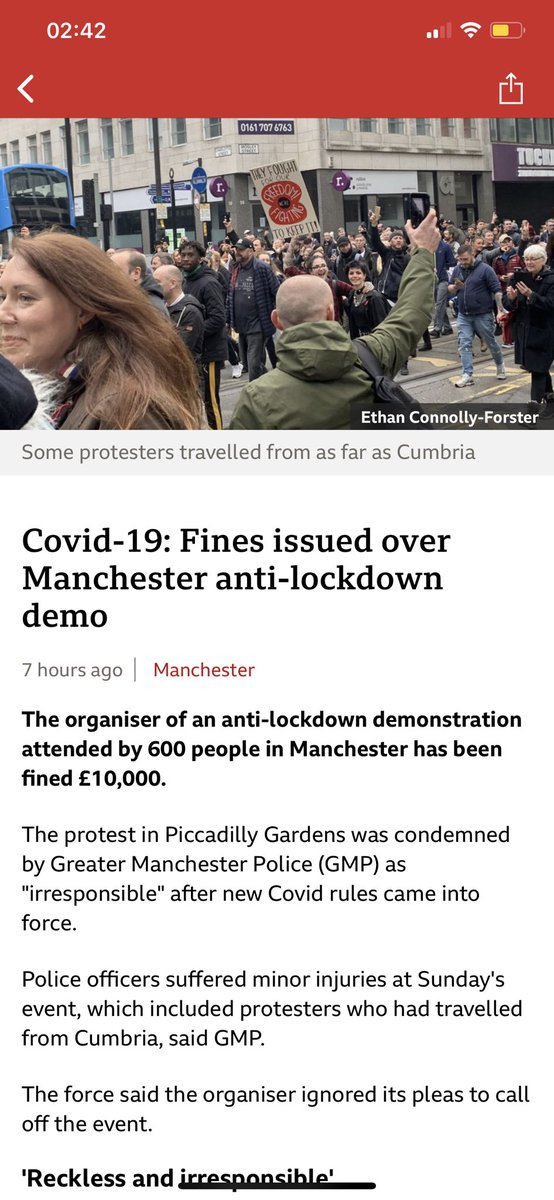 CURT97RED's tweet photo. One expensive day out 😂😂😂😂 use deserve it listen stop being so childish #Manchester should be fine staying indoors all on benefits #UKlockdown https://t.co/jGFFyjWeH0
