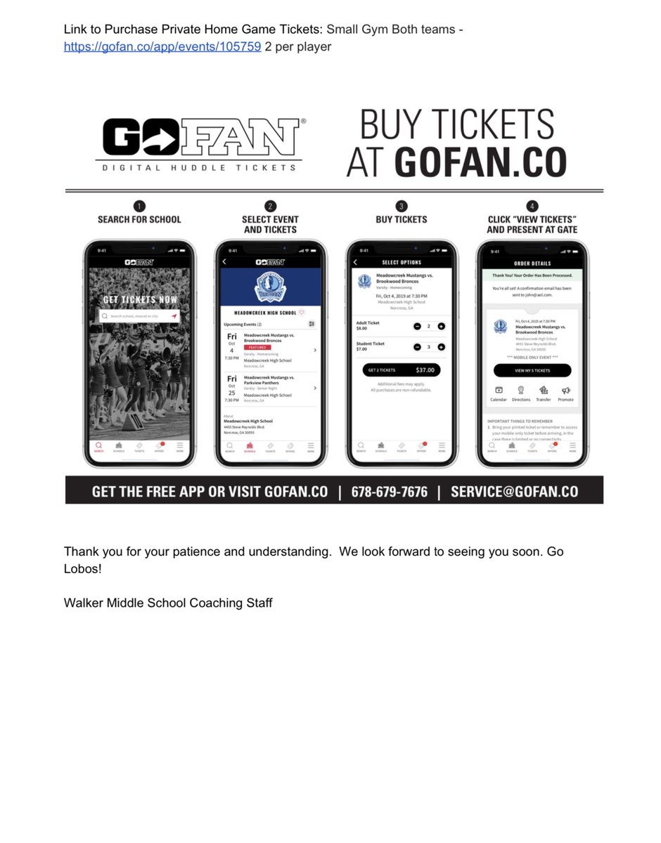 Walker Middle School Athletics Booster tweet media