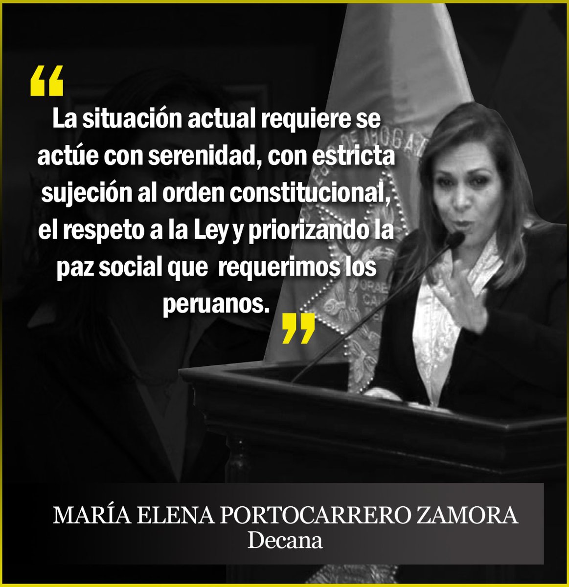 María Elena Portocarrero Decana CAL tweet media