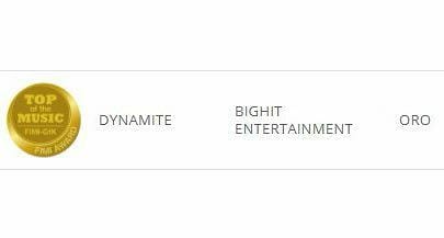 Jinkookalways92's tweet photo. Dynamite by BTS telah di sertifikasi 'EMAS' di Italia (FIMI)

Dynamite menjadi sertifikasi pertama dari BTS di negara ini. 

#BTS #Dynamite #BTSARMY @BTS_twt #ARMY #indoarmybts #btsinfo #btsupdate https://t.co/G3AGQP2iEN