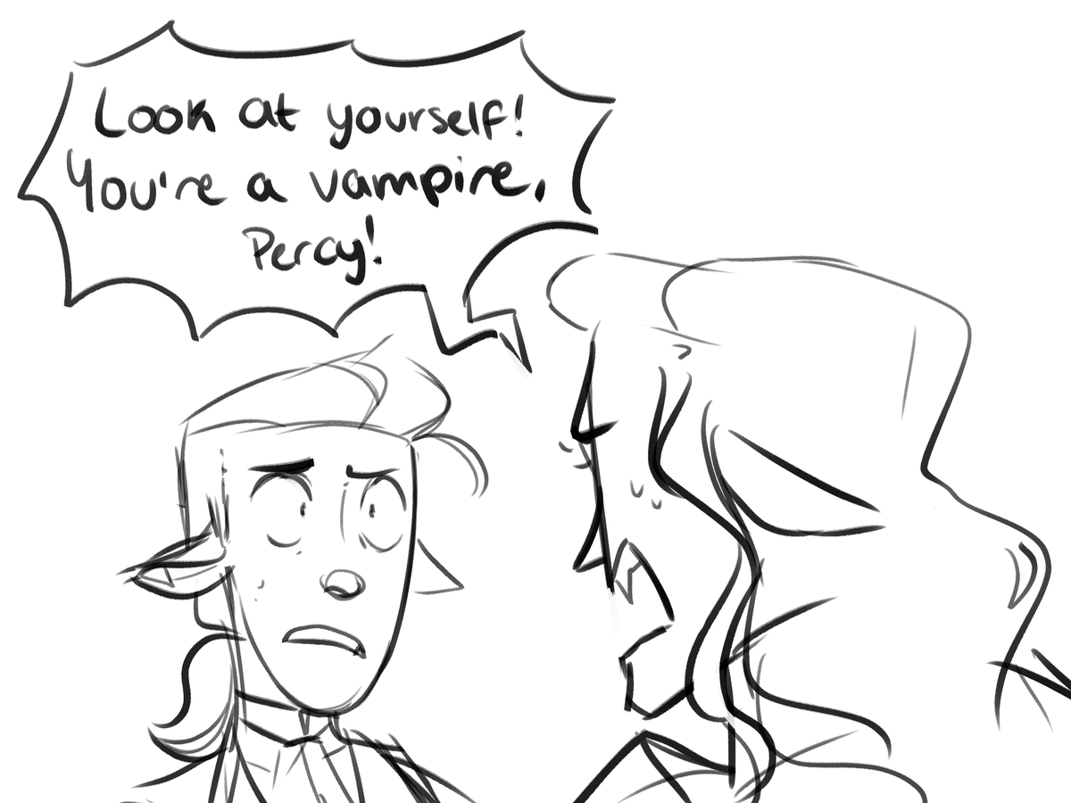 percy being anything but human has been brought up on tumblr more than once JKHFS this wouldnt actually happen but it's still fun 2 think about i think KDJFJFDF 
