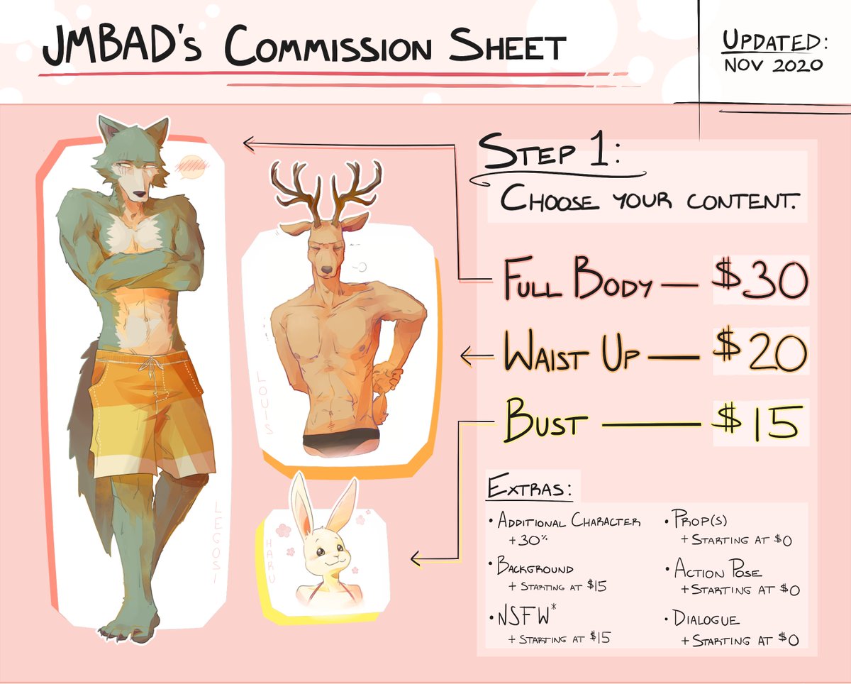 Jmbad Working Through Commissions Jmbad Art Twitter