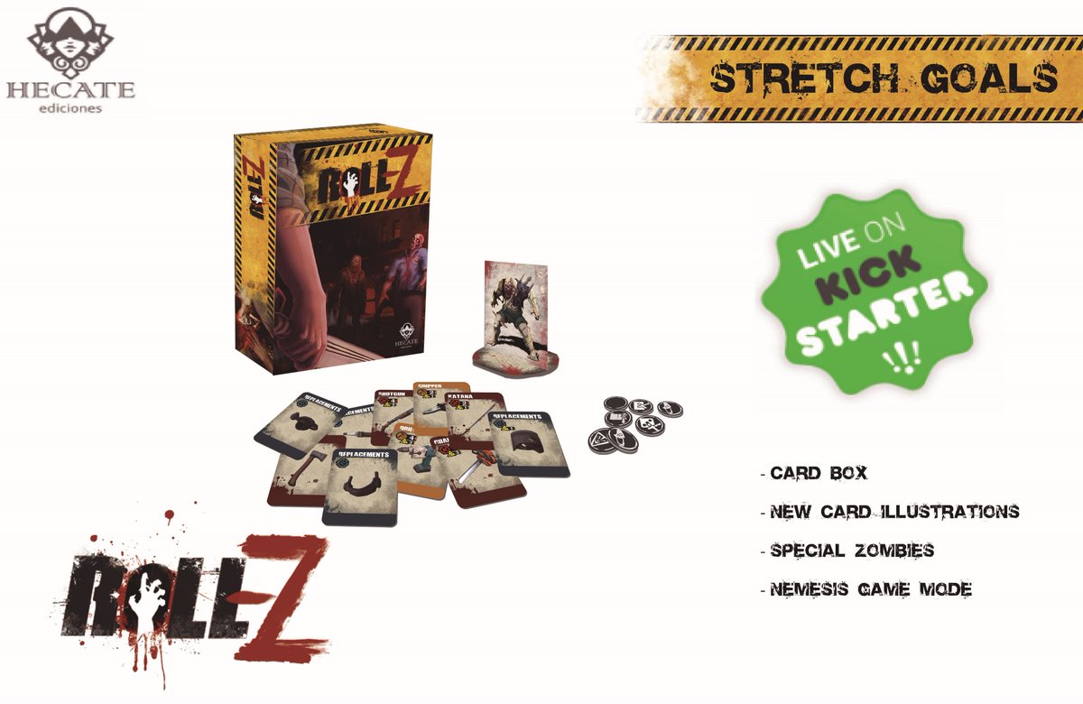 EdicionesHecate's tweet photo. Did you see everything we unlocked in the campaign ?! Do not stay out of this adventure!

We are waiting for you, survivor!

#zombies #boardgames #Kickstarter 

https://t.co/jytFZvMFAq https://t.co/sXcFMDEoQ9