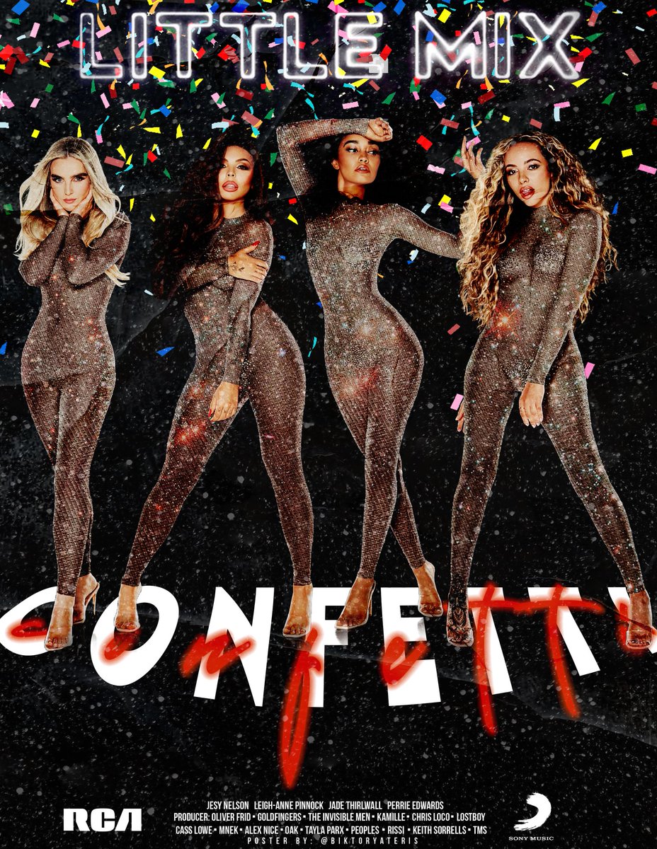 victxria_s's tweet photo. Stream #Confetti beautiful human beings 😘♥

Poster by meeeee 🇵🇭 
#LittleMix #JesyNelson #LeighAnnePinnock #JadeThirlwall #PerrieEdwards #PosterArt #FanArt #LittleMixEdits #LMConfetti
@LittleMix https://t.co/2wlKsNv04W