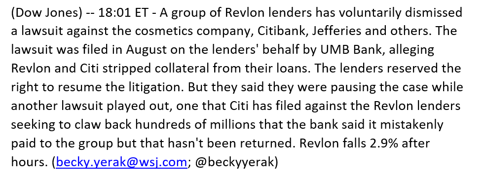 14/Interesting development in the suit brought by the TL that had their collateral stripped. Curious. @beckyyerak