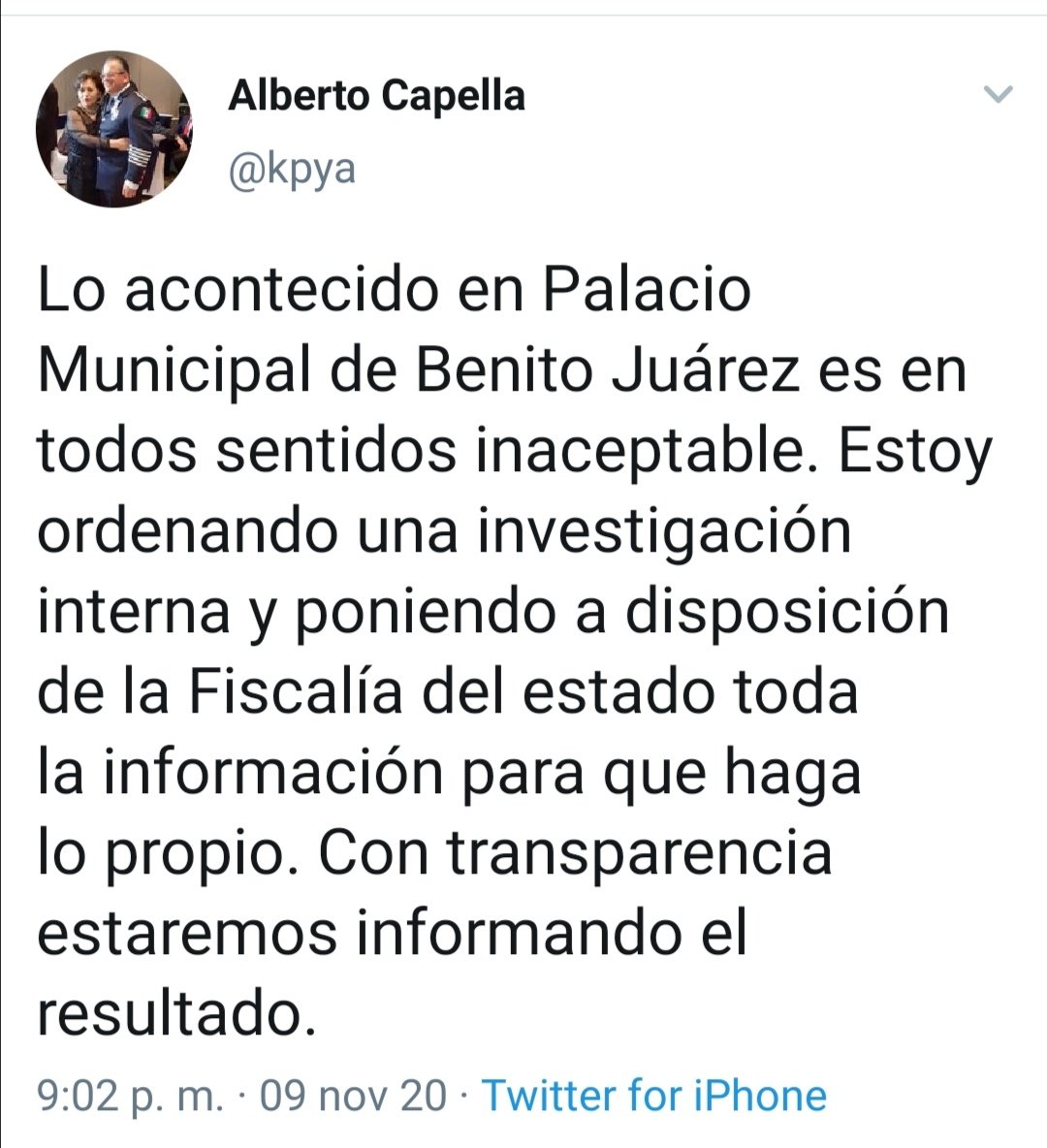 Entonces... 

QUIEN CHING....MANDA EN CANCÚN??? 

Ya la cagaron, ya saben que se les viene el alud encima, y saben que no actuaron bien 

Ahora QUIEREN JUSTIFICARSE 

CANCÚN: NO LO PERMITAMOS 

SE TIENEN QUE IR ESTOS CABRONES
