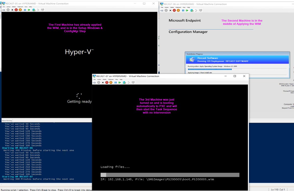 gwblok's tweet photo. #Automate Hyper-V VM Creation using #PowerShell and #ConfigMgr 
 
Check out the Post Here:
https://t.co/TqzOZTFYtN

@DAswarby @MikeSteeleR2 @PatrickThomasD2 @Hoorge #MEMCM #SCCM #OSD @JeffTheScripter #SysAdmin @miketerrill @theznerd @MadhuSunke
@Karlovich17 https://t.co/xsBnzszZ7d