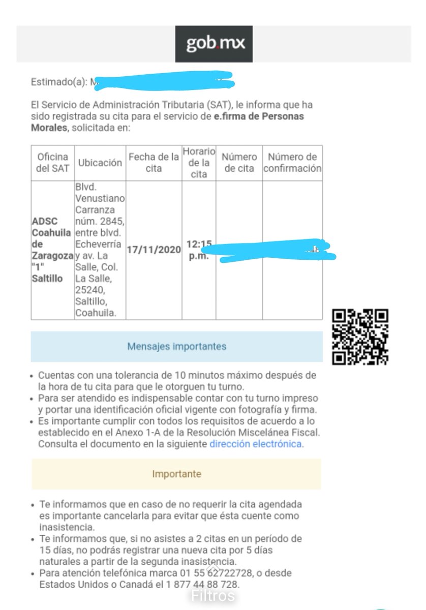 LineTranet's tweet photo. @SATsincitas hay disponibilidad para e.firma de personas morales en Coahulia, Saltillo https://t.co/yjD1wYvxax