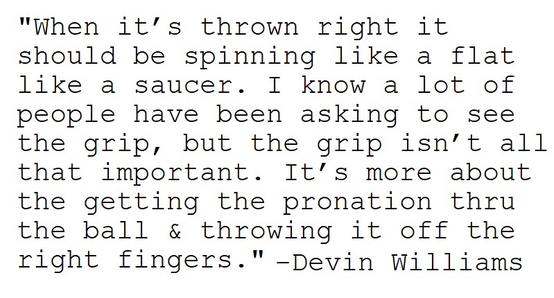 PitchingNinja's tweet photo. Devin Williams describing to me how he throws his changeup/pronation (using a clean fuego as a cue). https://t.co/vmdLd8oDL3