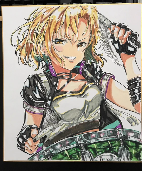 水彩ドラム?
#バンドリ 