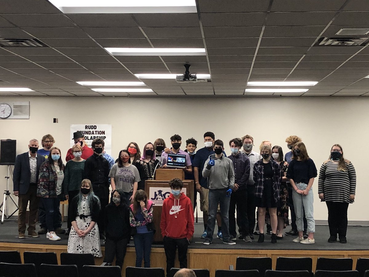 JAGK_EE's tweet photo. Another amazing Hays High JAG-K @JAG_Kansas I&I Ceremony in the books! Congratulations to the newly inducted officers and chapter members. The students picked a great theme for the event- I am INSPIRED because of YOU!! #JAGK #JAGAdvantage #inspired ##LeadershipDevelopment #usd489 https://t.co/BQZSGE7PrG