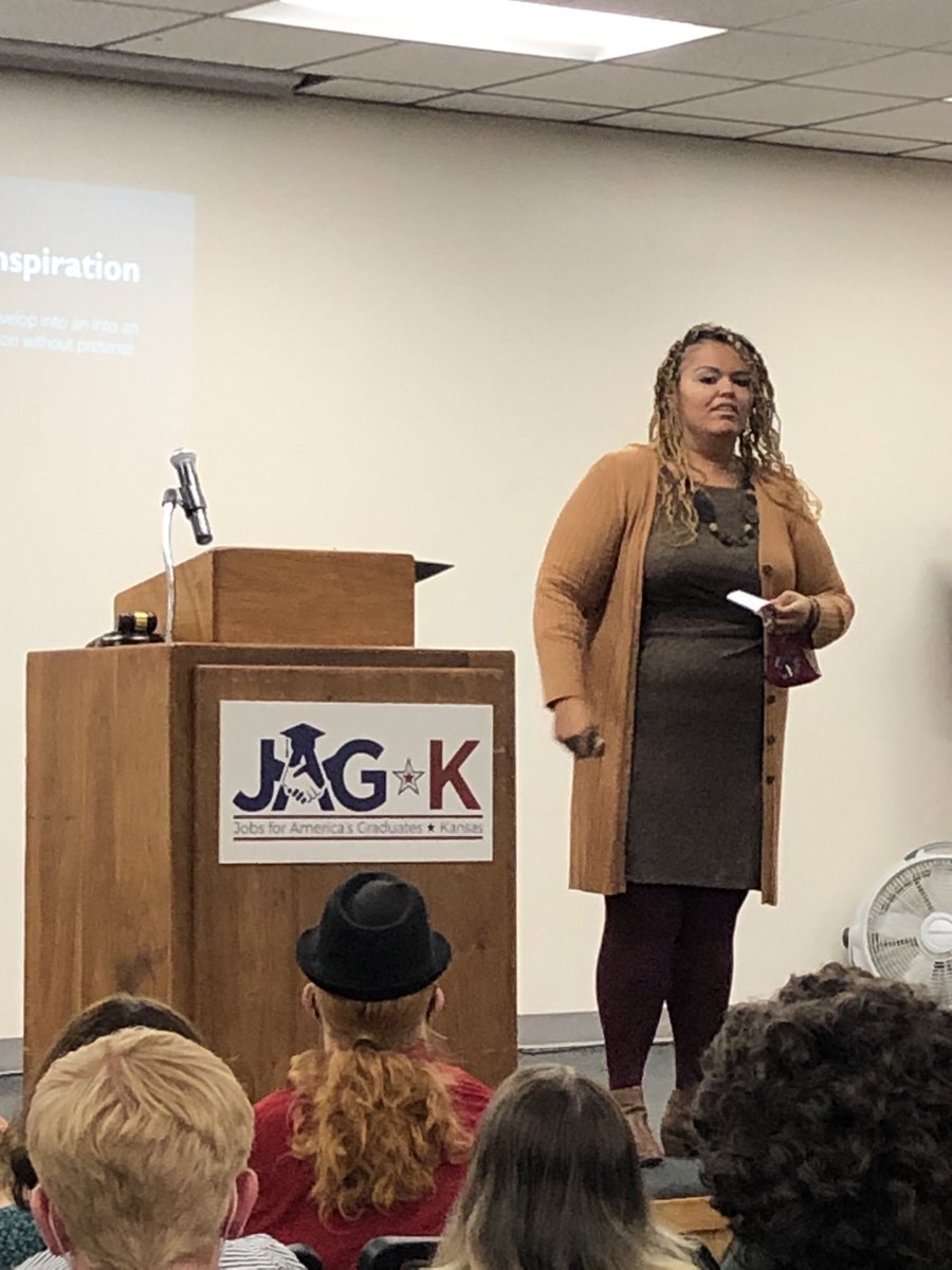 JAGK_EE's tweet photo. Another amazing Hays High JAG-K @JAG_Kansas I&I Ceremony in the books! Congratulations to the newly inducted officers and chapter members. The students picked a great theme for the event- I am INSPIRED because of YOU!! #JAGK #JAGAdvantage #inspired ##LeadershipDevelopment #usd489 https://t.co/BQZSGE7PrG