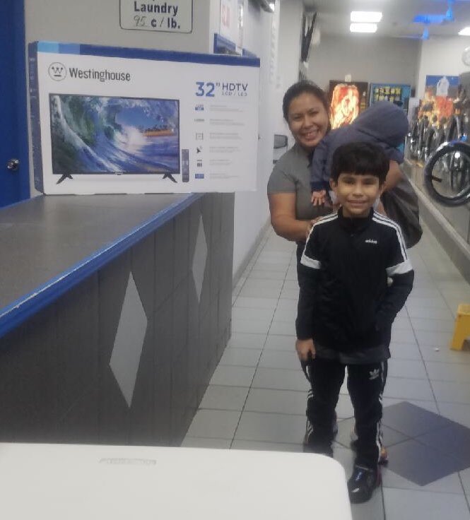 BaldwinLaundry's tweet photo. #Congratulations Vilma Teresa - our October 2020 #winner of a #free tv. #laundromat #laundry #freedryers https://t.co/I05qorV06K