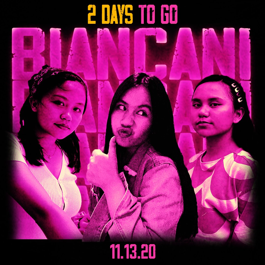 HotIineBB's tweet photo. Whoa, baby! 

Get ready for your Hotline Bibingkas are coming this November 13, 2020 to present to you their individually unique talents. 
                           2 DAYS TO GO!
                         ❗SAVE THE DATE❗

#HOTLINEBINGKABABES
#ENG103VS #NOVEMBER13 #FRBIANCANIA https://t.co/Rk1lNgGlRZ