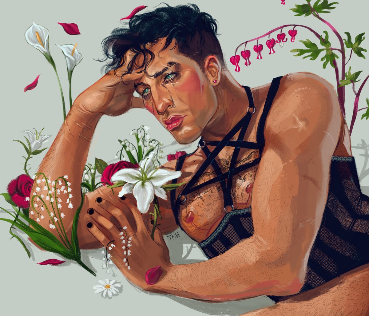 cowboyclickbait's tweet photo. #transmascartists Howdy! I'm Tyler and I love exploring intimacy, body accpetance, and love through my art. https://t.co/LbpGALz5s0