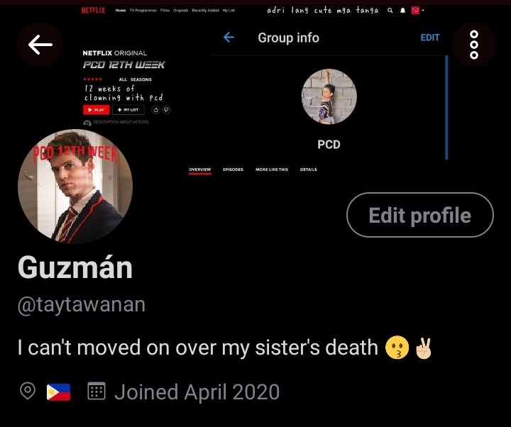 taytawanan's tweet photo. HAPPY 12th WIKWIK MGA PANGET ๐คง NAWAY MAGTAGAL PA TAYO ๐โ๐ผ EWW HAHAHAHHA LABYU ALL ๐โ๐ผ
ps. #streamfriday ๐โ๐ผ https://t.co/kdYiCUzp6g