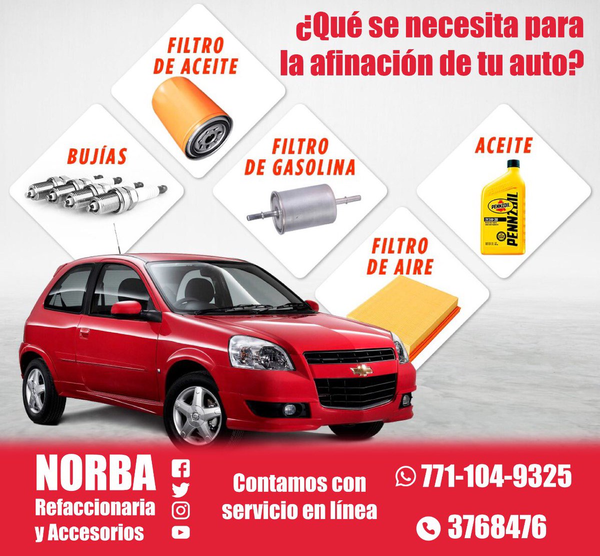 norbarefa's tweet photo. ¿Sigues haciendo filas? Cotiza lo que necesites por nuestros diferentes canales de venta.
Whatsapp: 7711049325
Ubícanos en: Av. Francisco I. Madero 704A Col. Doctores
NORBA REFACCIONARIA Y ACCESORIOS 
#norbarefaccionaria #lunespachuca #consumelocalmx #norbamecanico #afinacionauto https://t.co/p9l2RpQUZH