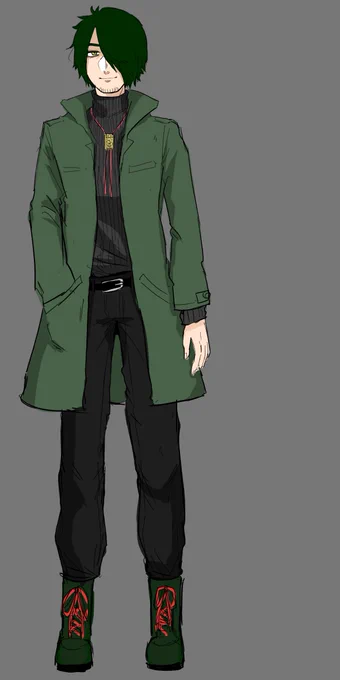 前描いてたうちの子オルタ供養 