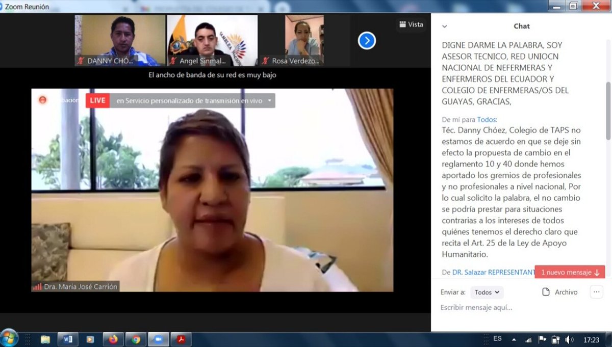 CNTAPSECUADOR's tweet photo. La ley nunca está por debajo de su reglamento y existe un plazo para cumplirla, muchas gracias Asambleístas @AngelSinmaleza @majo_carrion @verdezoto_rosa por su gran aporte, total respaldo a las desiciones de la Sub comisión.
#NombramientoParaLosTaps
#PrimeraYSegundaCohorte https://t.co/e2pBHPGA84