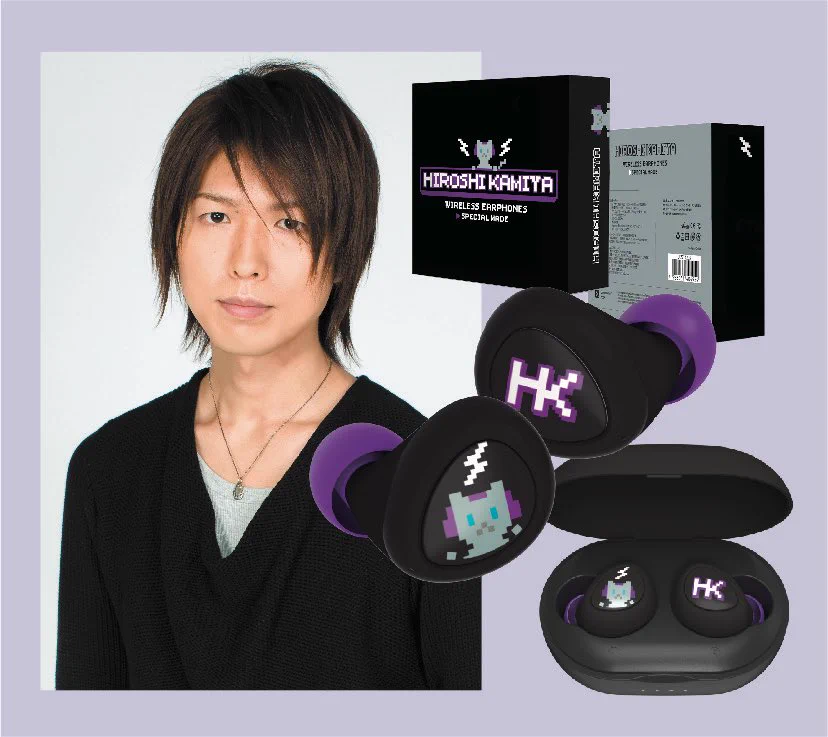 【匿名配送】 神谷浩史 HIROSHI KAMIYA ワイヤレスイヤホン 青二プロダクション【公式】 on X: 