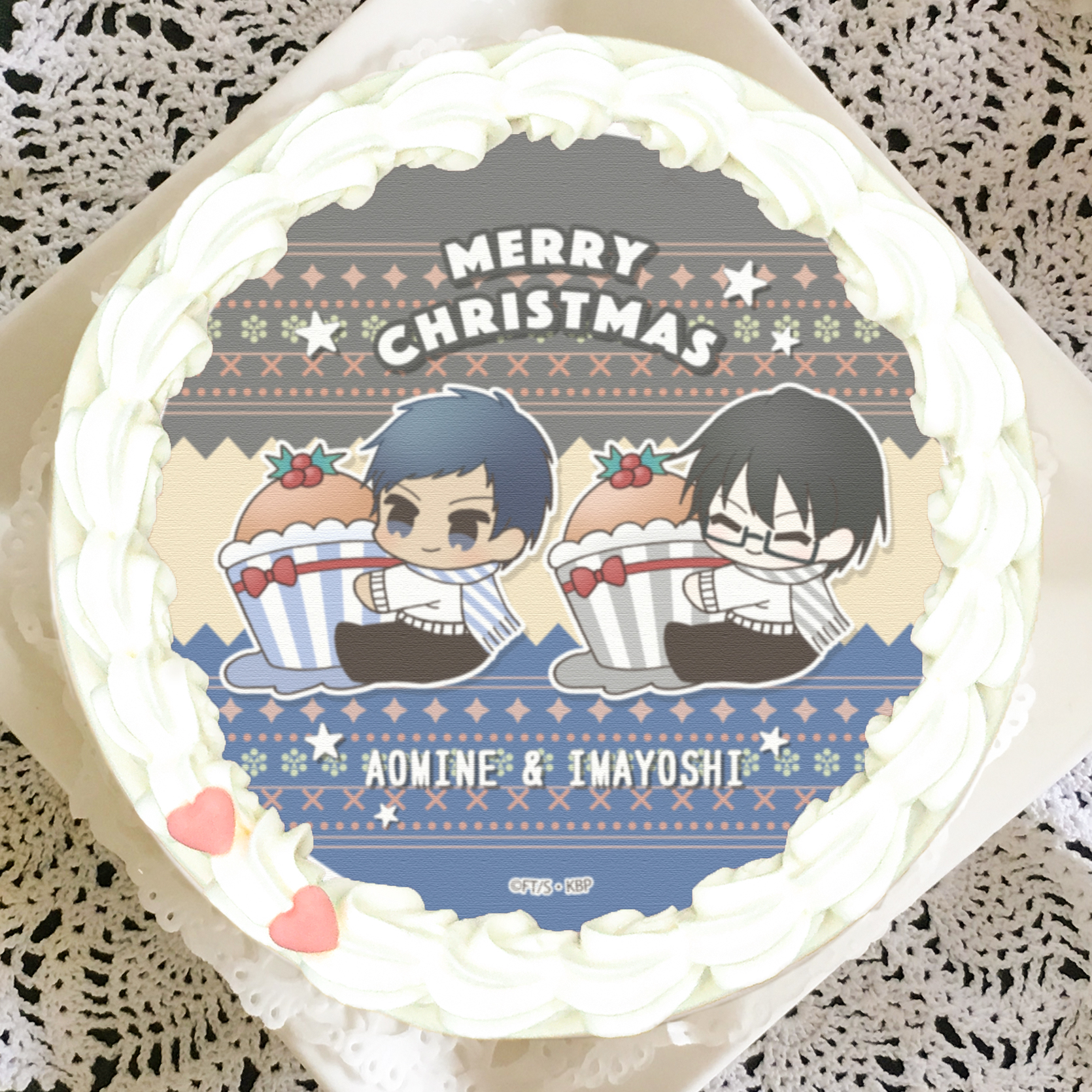 プリロール公式 キャラケーキ マカロン さんのツイート 黒子のバスケ クリスマスケーキご予約受付中 全40種の豊富なラインナップで登場 ケーキと同じ絵柄の特典缶バッジ付きで全国へお届けします 詳細はこちら T Co Gdibikfecy Kurobas