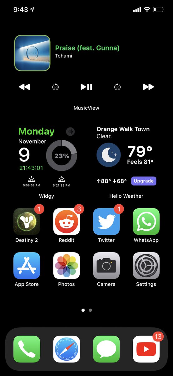 Uzivatel Hide Mysterious Iphone Wallpaper 不思議なiphone壁紙 Na Twitteru Iphone 12 12 Pro用ダークモードでドックとフォルダとロック画面のボタンを隠す壁紙 11色 For Iphone 12 12 Pro Wallpaper That Hides The Dock Folders And Lock Screen Buttons In