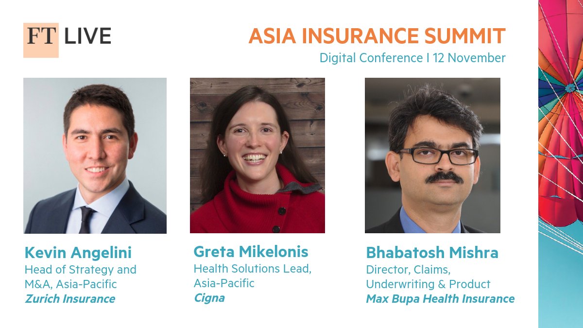 ftlive's tweet photo. What is the role of private health insurers in present day? What key lessons did they learn from the medical turmoil of the past year? Join #FTAsiaInsurance this Thursday to hear more from our speakers from @Zurich, @Cigna and @MaxBupa. Register Today: https://t.co/Sy5wQpKLYY https://t.co/UxEsE3rDna