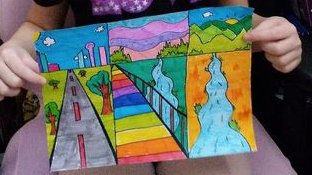 StarryRita's tweet image. My online students rock! @Sewell_Seahawks #linearperspective #munch #elementsofdesign