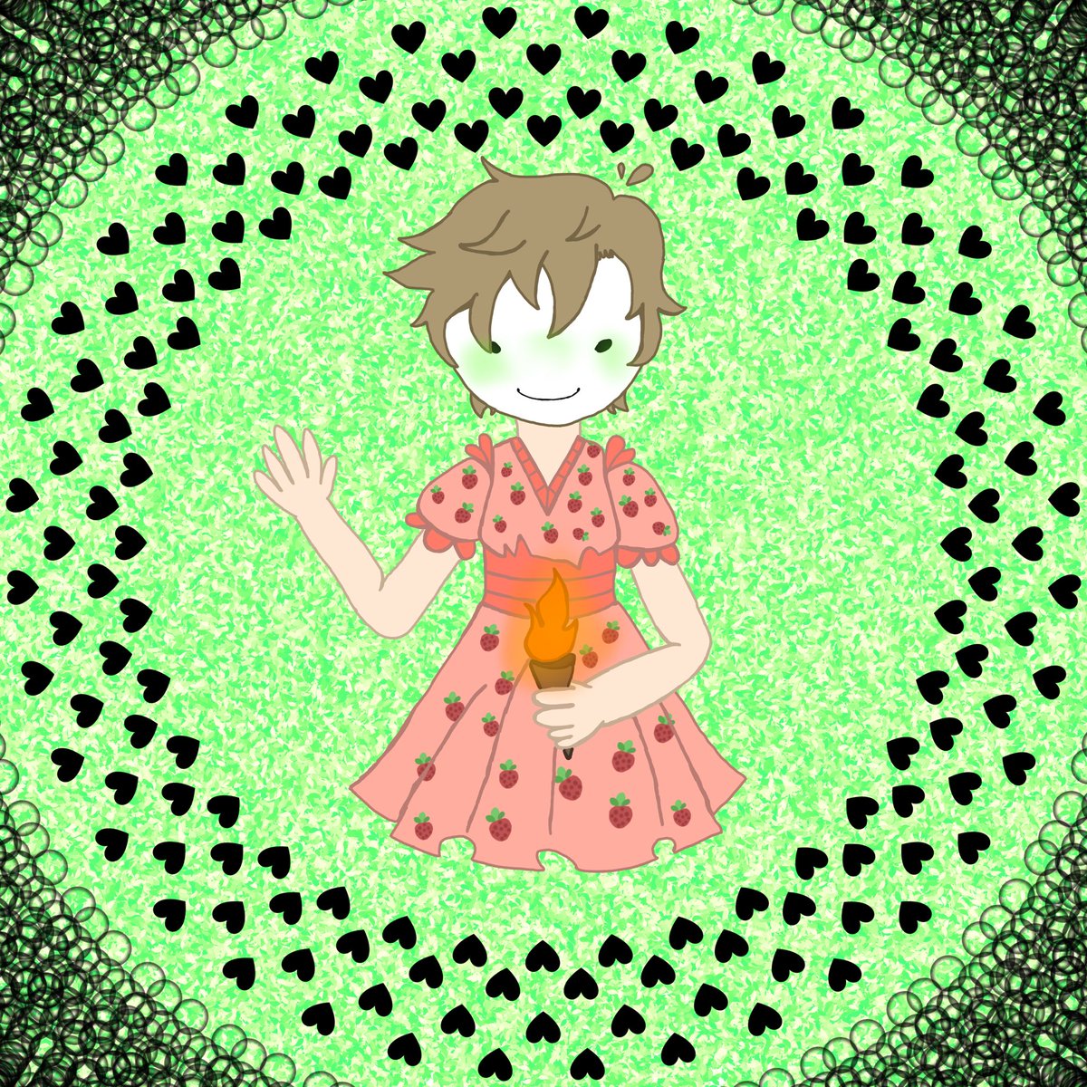 NightmareExists's tweet photo. Strawberry Dress Dream? 🍓🤔❤️ #Dream #DreamFanart #dreamteamfanart #Dreamteam #strawberrydress @Dream__Fanart https://t.co/Tw0fT7YdNn