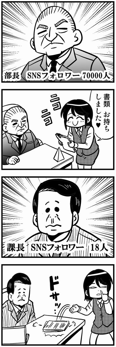 009 SNSが評価基準の女③ #4コマ100本チャレンジ 