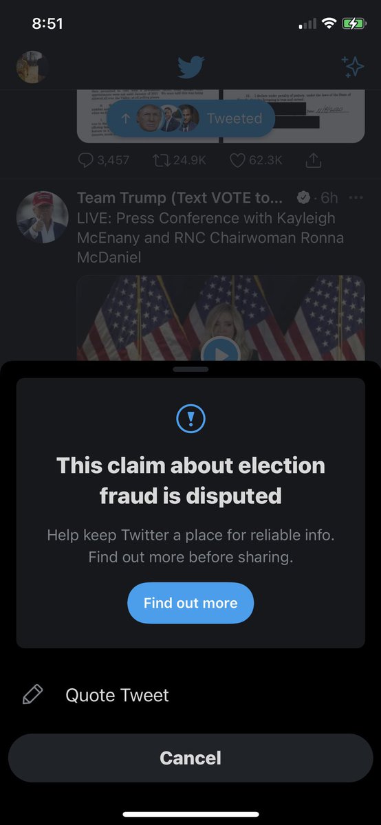 robamarillas's tweet photo. Total bullshit that I can’t re-tweet this! #screwfactcheckers https://t.co/cOyauF4jnr