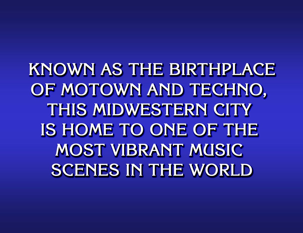 majesticdetroit's tweet photo. 🔔 What is Detroit? #RIPAlexTrebek https://t.co/v0t0nWQXUF
