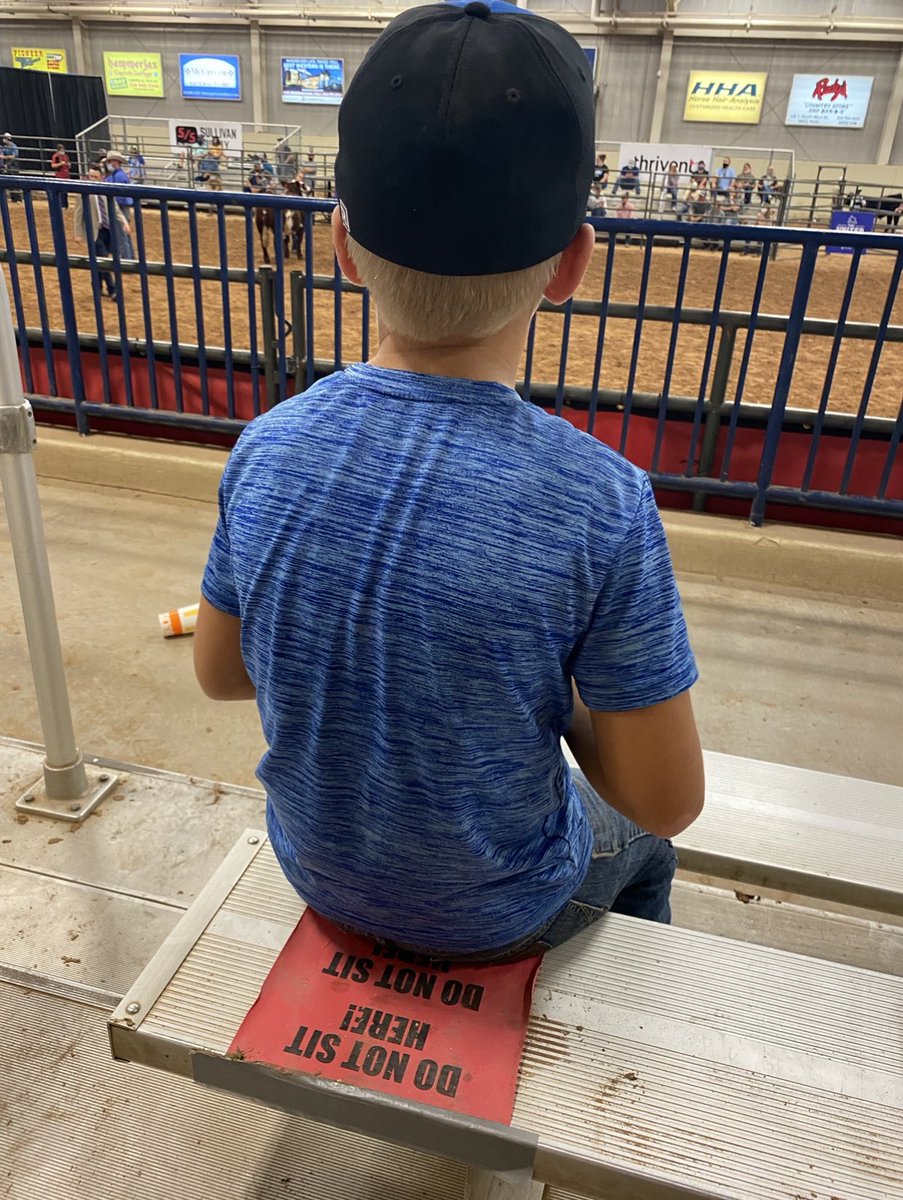 Following rules! #stockshowkid