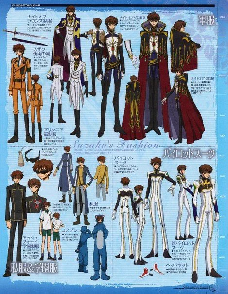 what clamp did for code geass is what oxygen did for the world 

the women from clamp are the best character designers ever and if you forced me to pick one character I would instantly die 