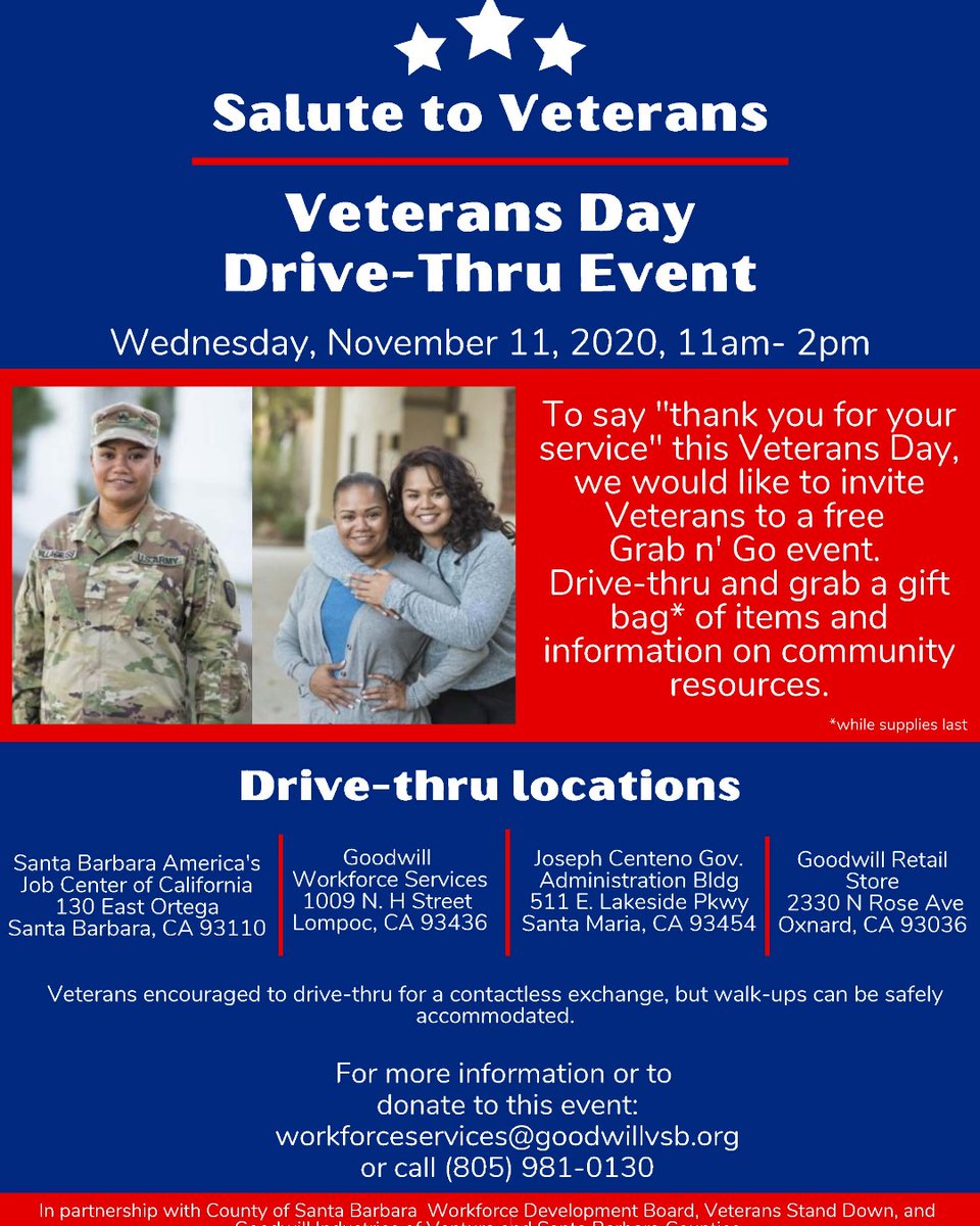 GenesisProgram's tweet image. Salute to Veterans! All Veterans or if you know a Veteran pass on the word of Free Gift Bag Drive-Thru event 11/11/20...Be sure to Thank a Veteran for their Service!! #VeteransDay #thankyouforyourservice #genesisprograms