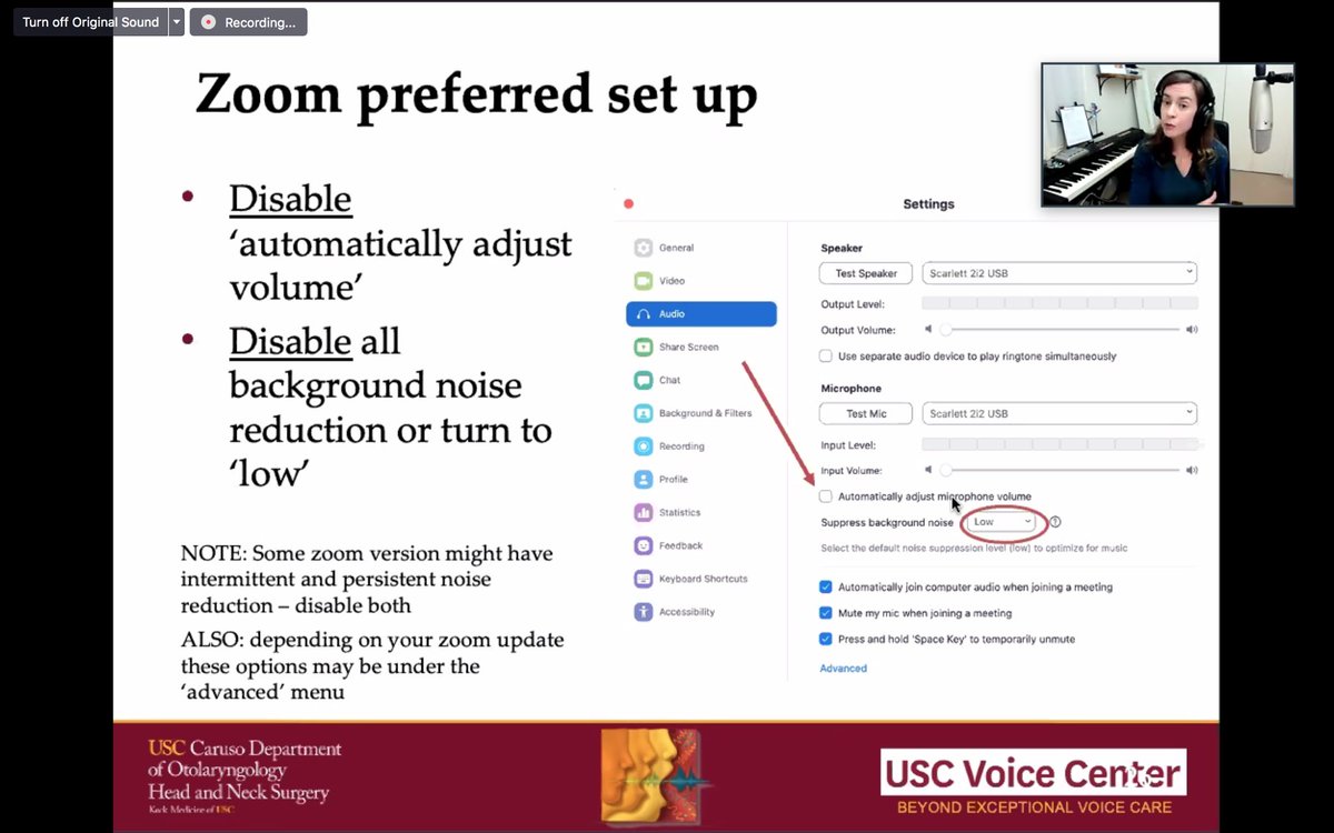 VoiceUsc's tweet photo. SoCal Voice Foundation meeting with M. Eugenia Castro, M.S. CCC-SLP “Communication for Voice Professionals: Using Tech to Your Advantage” https://t.co/hno4gP4clA
